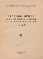 Catálogo oficial de la Exposición Nacional de Bellas Artes de 1950