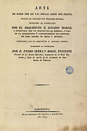 Milizia, Francesco. Arte de saber ver en las bellas artes, (1823)